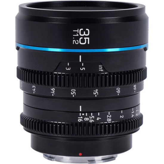 SIRUI Nightwalker 35mm T1.2 S35 Manual Focus Cine Lens (Black) F/ FujiFilm X